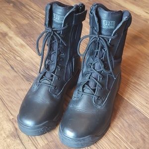 5.11 ATAC 8" side zip boots size 10.5
